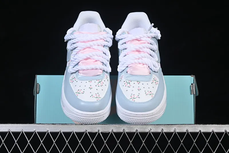 All Categories Nk Air Force 1 Air Force Series Nk Air Force 1 Low Air Force Low Pale Nike Air Force 1'07 Low Pale "Cherry Mist Whisper" Hand-painted Graffiti Asakura Mist Words Air Force One Low-top Casual Shoes DH2920-121